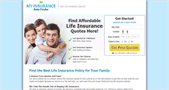 Desktop Screenshot of myinsuranceratefinder.com